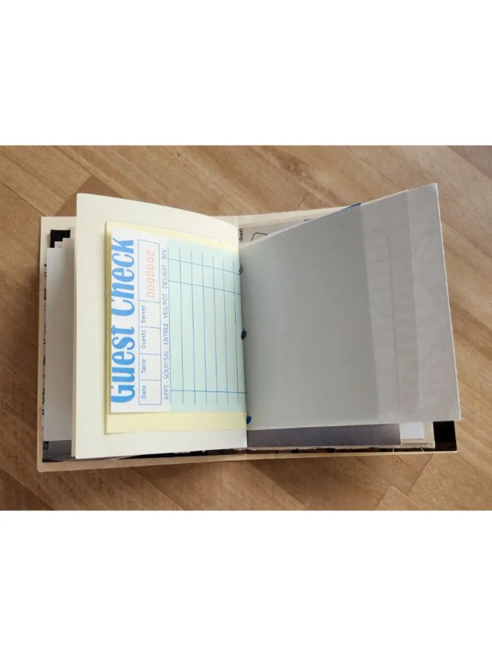 Junk Journal Handmade 80 pages Pocket Sized